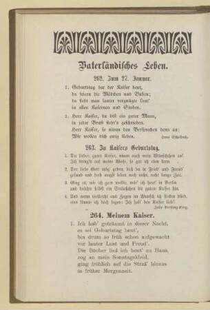 Vaterländisches Leben