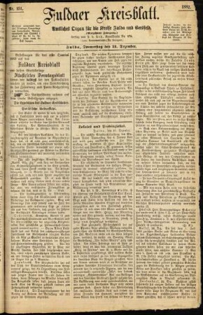 Ausgabe vom Donnerstag, den 28. Dezember 1882.