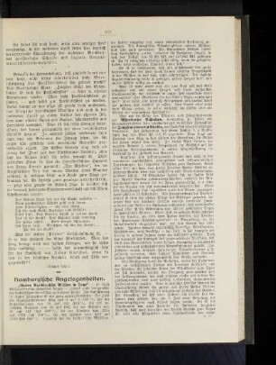 Hamburgische Angelegenheiten. "Unsere Norddeutsche Mission in Togo."