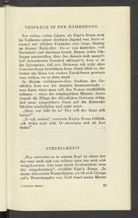 Gespräch In Der Dämmerung
