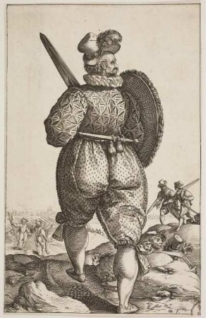 Soldat mit Schwert und Schild