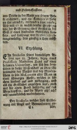 IV. Erzehlung