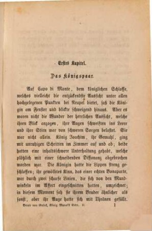 König Murat's Ende, 2