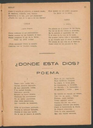 ¿Dónde está Dios? : Poema