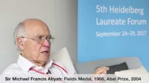5th HLF – Interviews with mathematics and computer science laureates: Sir Michael Francis Atiyah