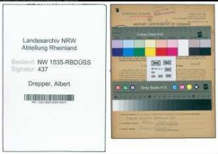 Entnazifizierung Albert Drepper , geb. 07.12.1906 (Bergbauangestellter)