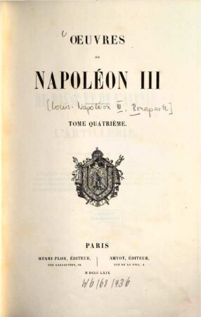 Oeuvres de Napoléon III. 4