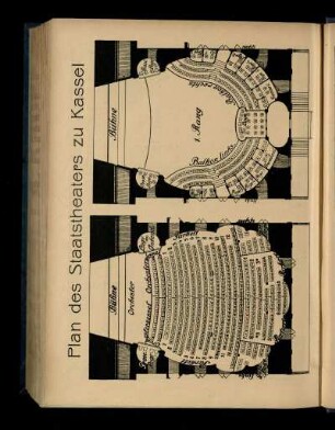 Plan des Staatstheaters zu Kassel