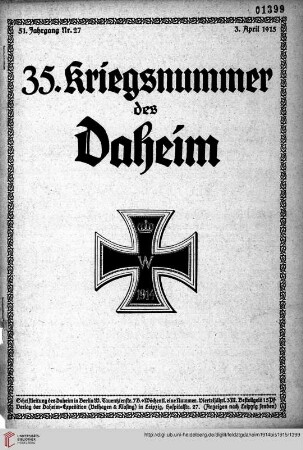 Hefte 27-30, April 1915