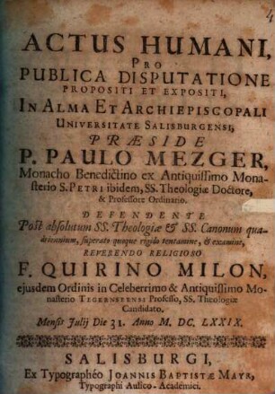 Actus Humani