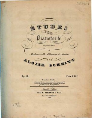 Etudes pour le piano-forte, op. 16, 1. Exercices preparatoires