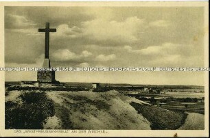 Das Westpreußenkreuz an der Weichsel bei Weißenberg (Biała Góra)