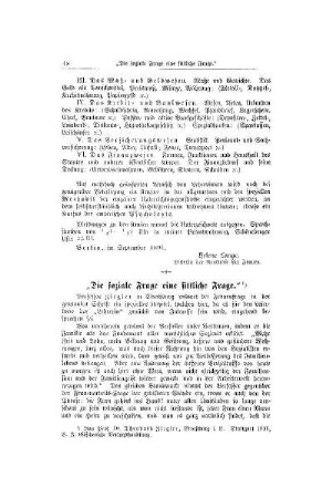 "Die soziale Frage eine sittliche Frage"