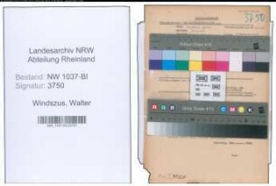Entnazifizierung Walter Windszus , geb. 28.09.1913 (Polizeibeamter)