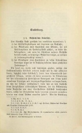 Das Absonderungsrecht im Konkurse mit besonderer Berücksichtigung des Preußischen und gemeinen Rechts