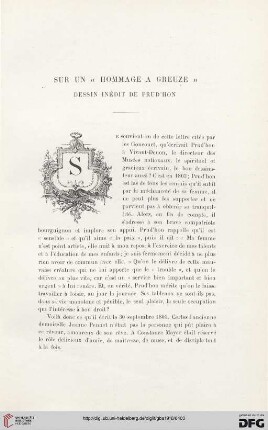 4. Pér. 14.1918: Sur un "Hommage à Greuze" : dessin inédit de Prud'hon
