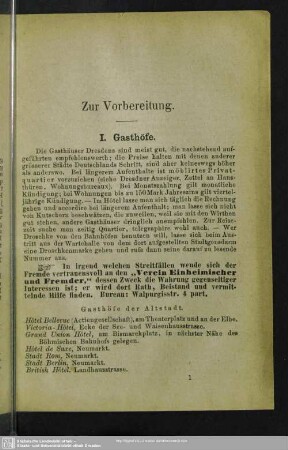 Zur Vorbereitung