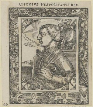 Bildnis des Alfonsvs von Neapel