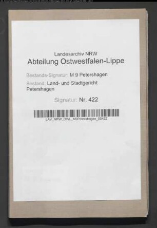 Teilung der Gemeinheiten zu Lahde