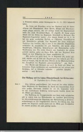 Der Rückzug und die letzten Abwehrkämpfe bei Crèvecoeur