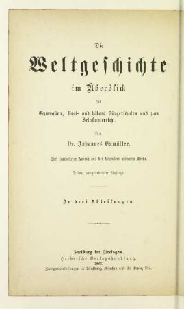 Abt. 2: Geschichte des Mittelalters : für Gymnasien, Real- und höhere Bürgerschulen und zum Selbstunterricht