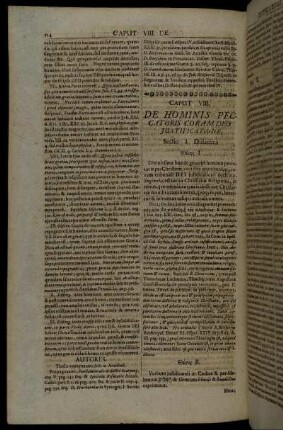 Caput VIII. De Hominis Peccatoris Coram Deo Justificatione.