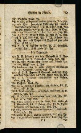 69-70, H) Lehnrecht.
