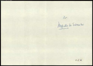 Nachlass von Max Scheler (1874-1928) – BSB Ana 315, B.3.12. Max Scheler (1874-1928) Nachlass: Maßstäbe der Erkenntnis - BSB Ana 315.B.III.12