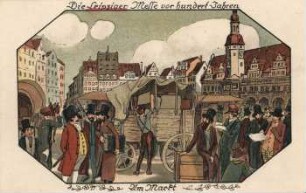 Die Leipziger Messe vor hundert Jahren: am Markt