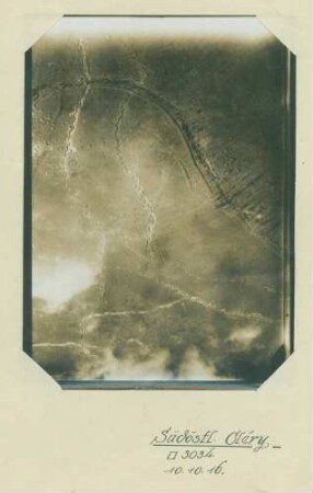Foto des Geländes südöstlich von Cléry(-sur-Somme) (Luftbild)