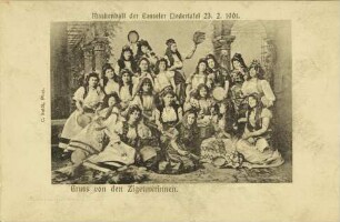 Maskenball der Kasseler Liedertafel 23.2.1901.