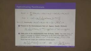 Macroscopic Long-Range Dynamics of Fermions and Quantum Spins on the Lattice