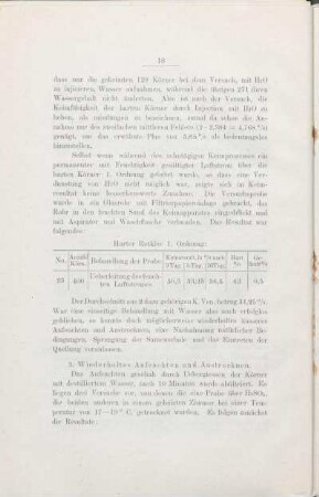 3. Wiederholtes Anfeuchten und Austrocknen.