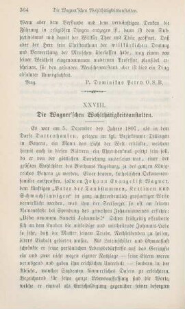 364-370 Die Wagner'schen Wohlthätigkeitsanstalten