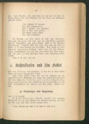 a) Göppingen und Umgebung