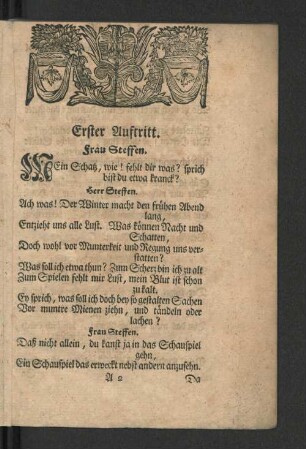 [Erster Auftritt. - Fünfter Auftritt.]