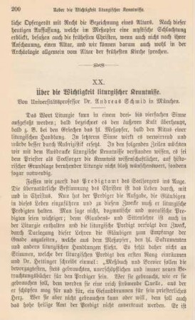 200-207 Über die Wichtigkeit liturgischer Kenntnisse