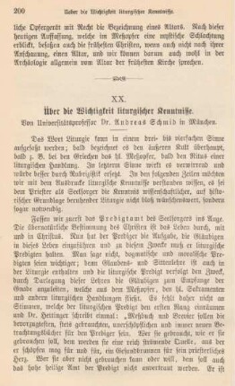 200-207 Über die Wichtigkeit liturgischer Kenntnisse