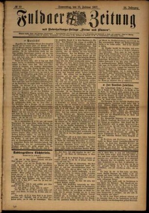 Ausgabe vom Donnerstag, den 18. Februar 1897.
