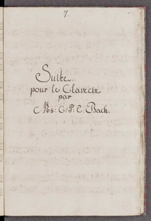 Suite pour le Clavecin Es-Dur (BWV Anh 127; Wq 116/1, H 171)