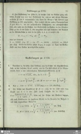 Auflösungen zu XVIII.