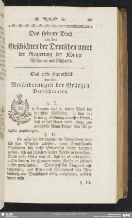 Das siebente Buch von den Geschichten der Deutschen unter der Regierung der Könige Wilhelms und Richards