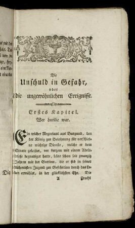 Erstes Kapitel. Wer Lucilie war.
