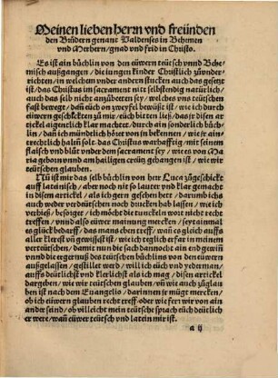 Von anbeten des Sacraments, des hailigen leichnams Christi