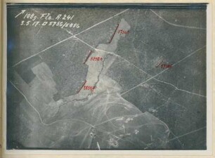Foto des Geländes bei der Beau Séjour Ferme nordwestlich von Laneuveville-aux-Bois (Luftbild)