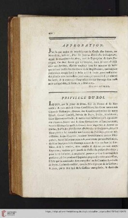 Privilege du roi