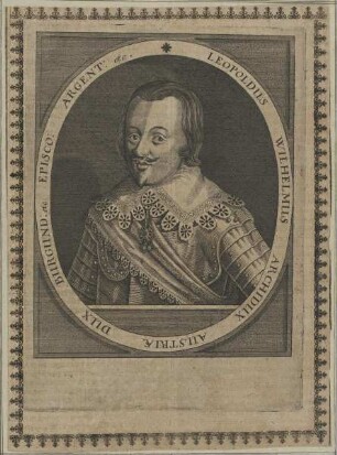 Bildnis des Erzherzogs Leopold Wilhelm von Österreich, letzter Bischof von Halberstadt