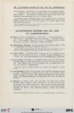 [Illustrierte Bücher des XIX. und XX. Jahrhunderts, Kostümwerke, Kunstgeschichte, etc.] (Nr. 698-967)
