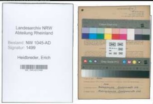Entnazifizierung Erich Heidbreder , geb. 24.03.1902 (Angestellter)