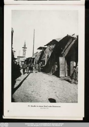 75. Straße in einem Dorf nahe Damascus.